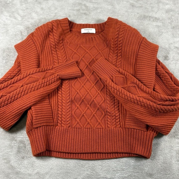 Babaton Sweaters - Babaton‎ Sweater Womens XS Cable Knit Pure Merino Wool Pullover Chunky NWOT